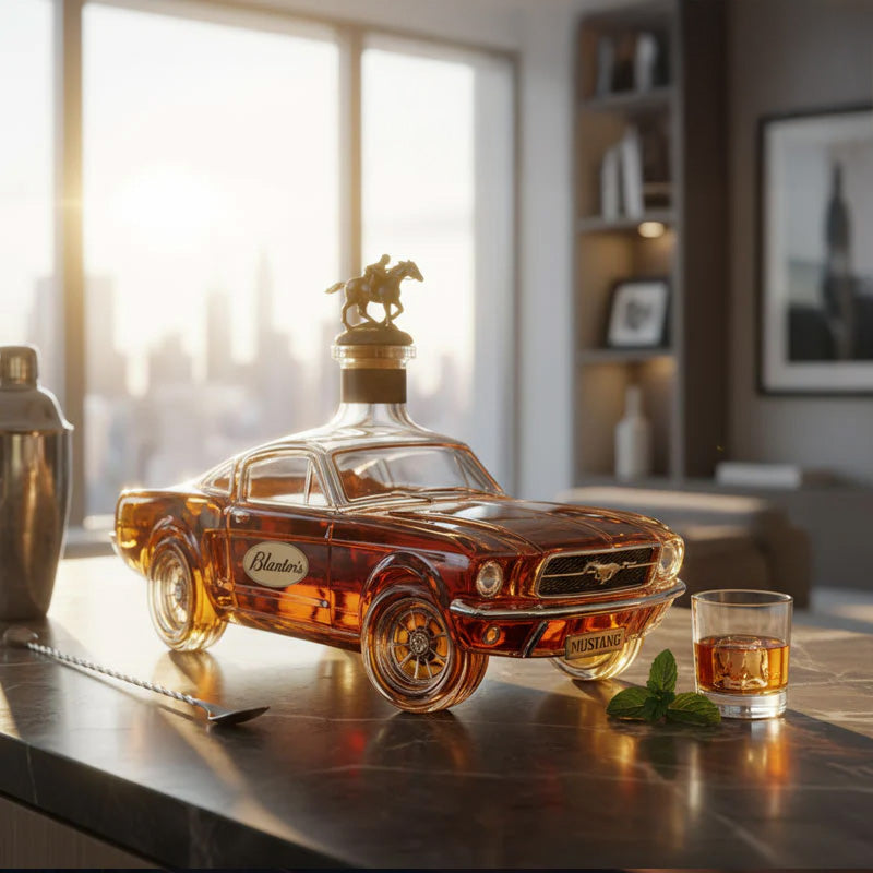 Police Car Shaped Whisky Bottle - Creative Decorative Bottle for Bar/Home Gift
