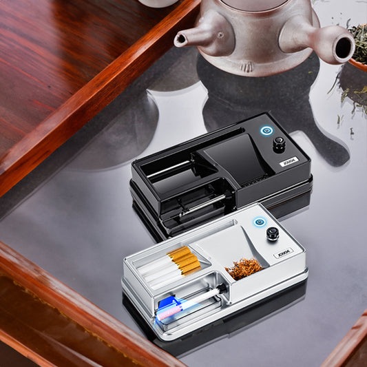 New 3-in-1 Auto Cigarette Rolling Machine – Electric, Smart Sensing, 6.5/8mm Tubes.