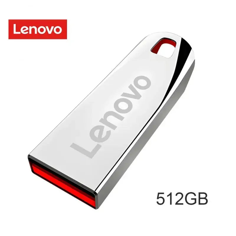 Clés USB Lenovo 2 To USB 3.0 Haute Vitesse Métal Pendrive 1 To 512 Go 256 Go Disque USB Portable Étanche Mémoire USB Disque Flash
