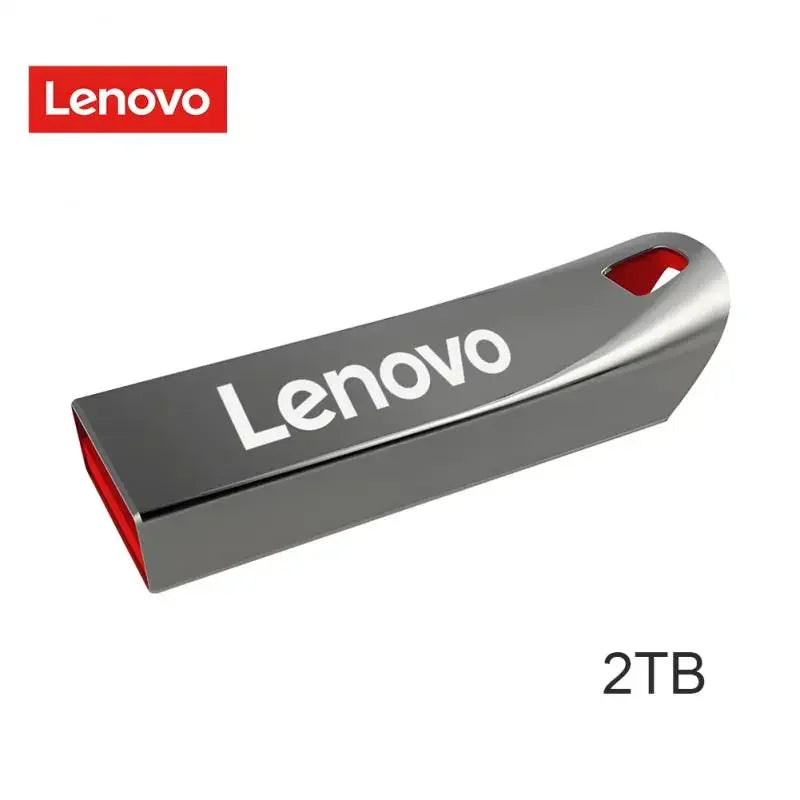 Clés USB Lenovo 2 To USB 3.0 Haute Vitesse Métal Pendrive 1 To 512 Go 256 Go Disque USB Portable Étanche Mémoire USB Disque Flash